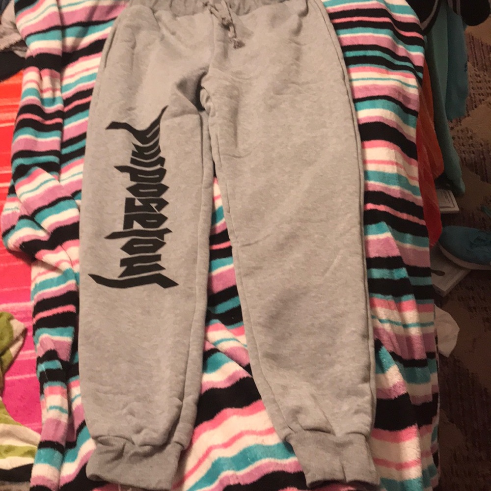 Justin Bieber Purpose Tour sweat pants